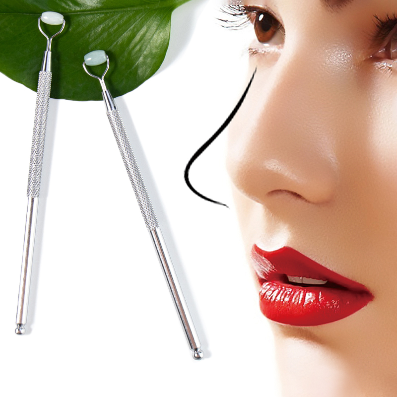 Jade Roller Stone - Auge Anti Falten Natürliche Jade Roller