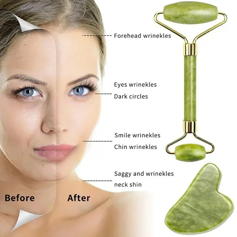 Natürliches Jade-Rollenmassage – Jade Roller Stone Bewertung und Preis